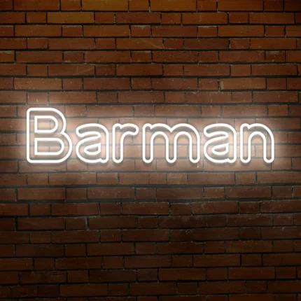 Napis LED Barman