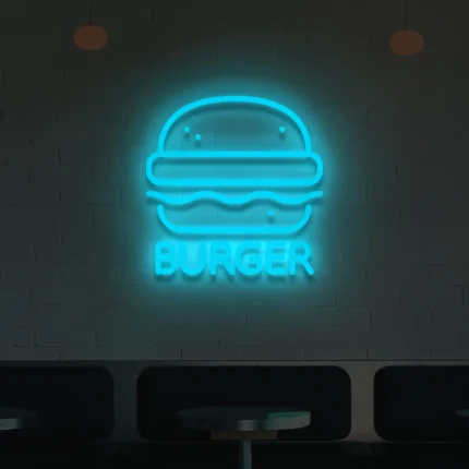 Neon LED Burger