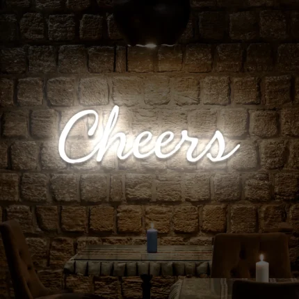 Napis LED Cheers