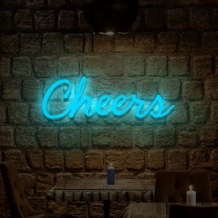 Napis LED Cheers