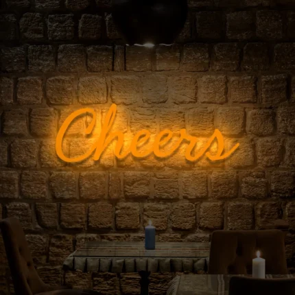 Napis LED Cheers