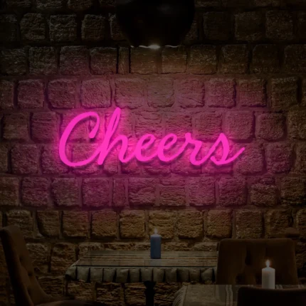 Napis LED Cheers