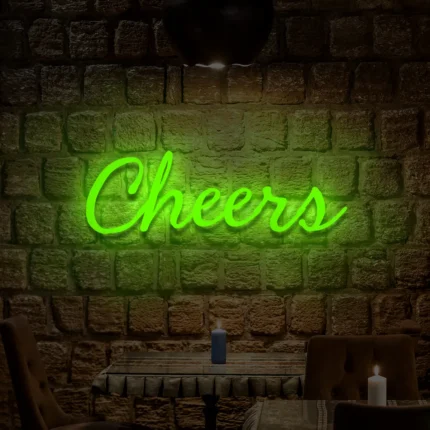 Napis LED Cheers
