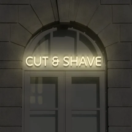 Napis LED Cut & shave