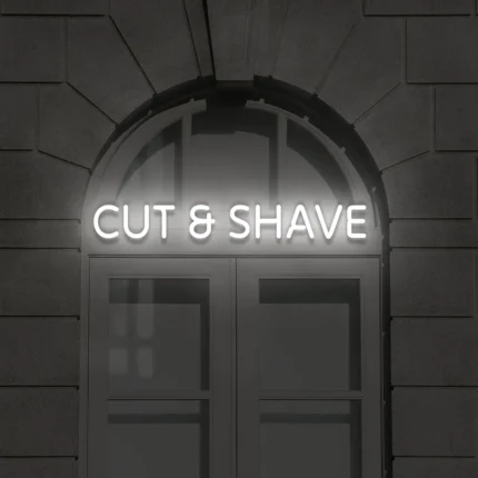 Napis LED Cut & shave