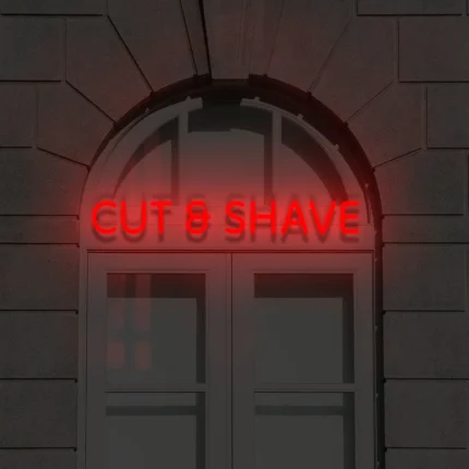 Napis LED Cut & shave