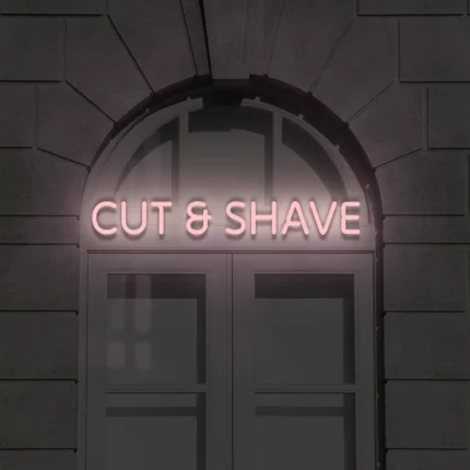 Napis LED Cut & shave