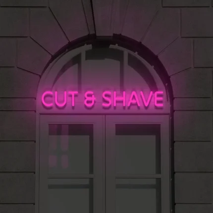 Napis LED Cut & shave