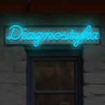 Napis LED Diagnostyka