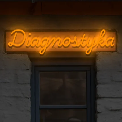 Napis LED Diagnostyka