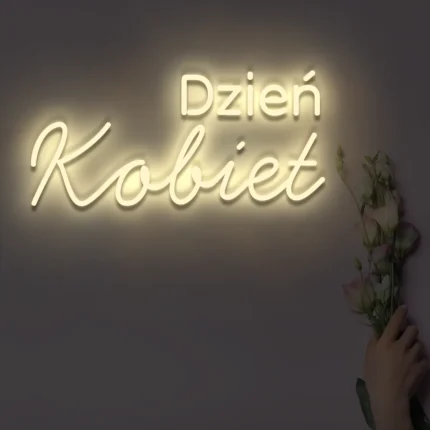 Napis LED Dzień Kobiet