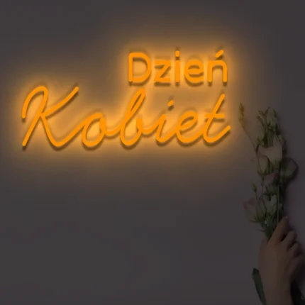 Napis LED Dzień Kobiet