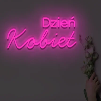 Napis LED Dzień Kobiet