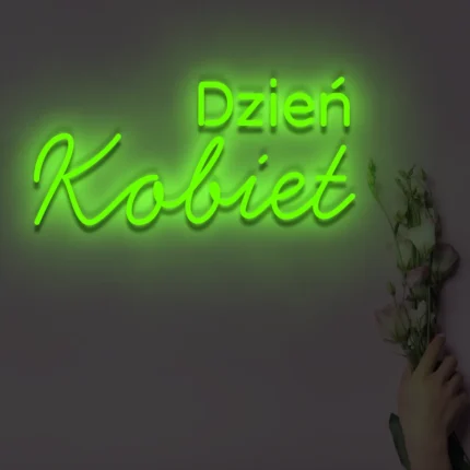 Napis LED Dzień Kobiet