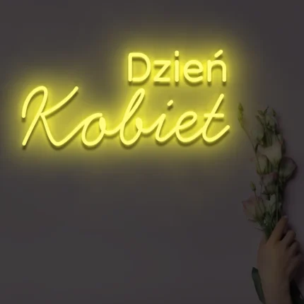 Napis LED Dzień Kobiet