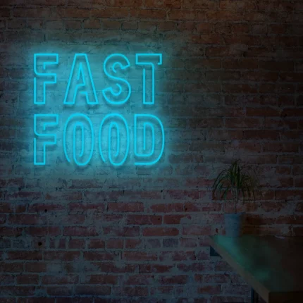 Napis LED Fast Food