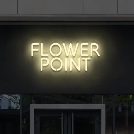 Napis LED Flower Point