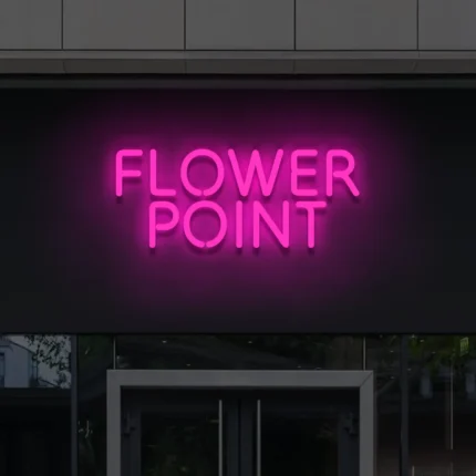 Napis LED Flower Point