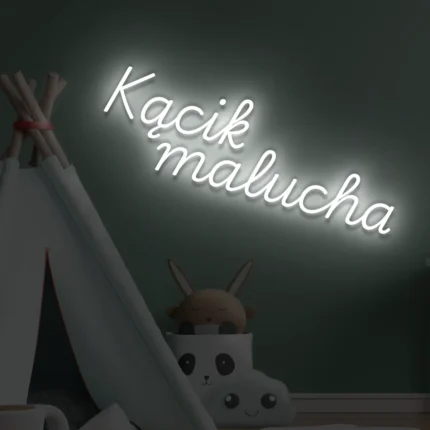 Napis LED Kącik Malucha