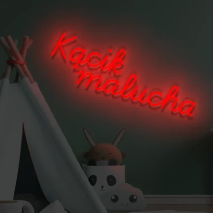 Napis LED Kącik Malucha
