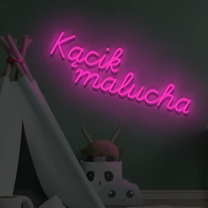 Napis LED Kącik Malucha