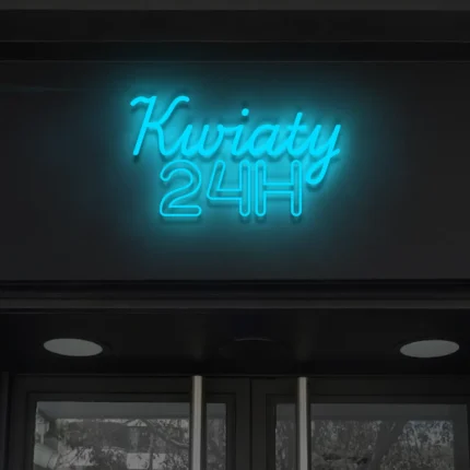 Napis LED Kwiaty 24H