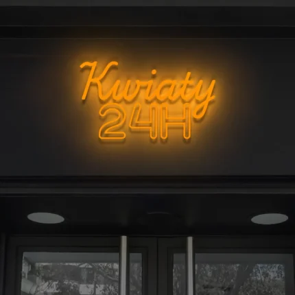 Napis LED Kwiaty 24H