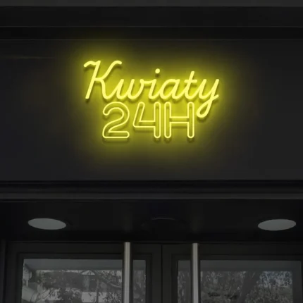 Napis LED Kwiaty 24H