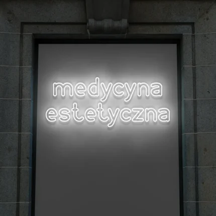 Napis LED Medycyna Estetyczna