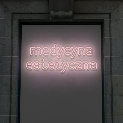 Napis LED Medycyna Estetyczna
