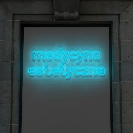 Napis LED Medycyna Estetyczna