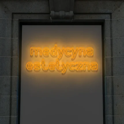 Napis LED Medycyna Estetyczna