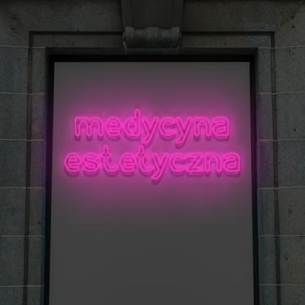 Napis LED Medycyna Estetyczna
