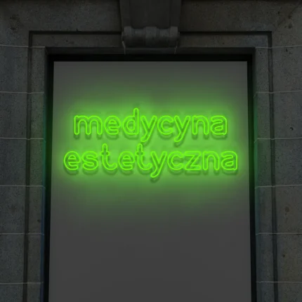 Napis LED Medycyna Estetyczna