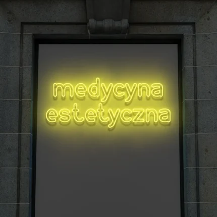 Napis LED Medycyna Estetyczna