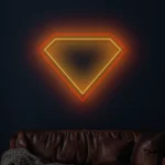 Neon Emblemat Supermana