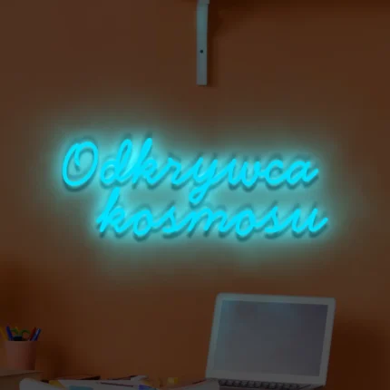 Napis LED Odkrywca kosmosu