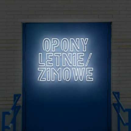 Napis LED Opony Letnie/Zimowe