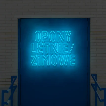Napis LED Opony Letnie/Zimowe