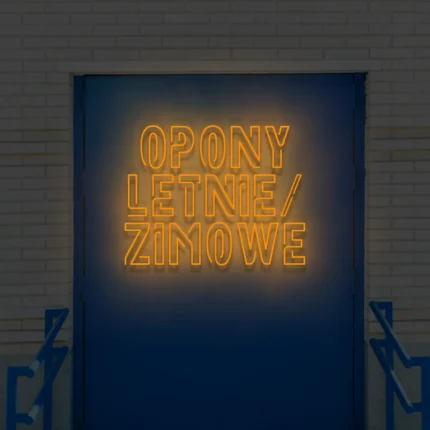 Napis LED Opony Letnie/Zimowe