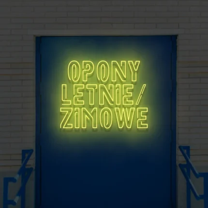 Napis LED Opony Letnie/Zimowe