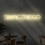 Napis LED Smacznego