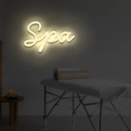 Napis LED Spa