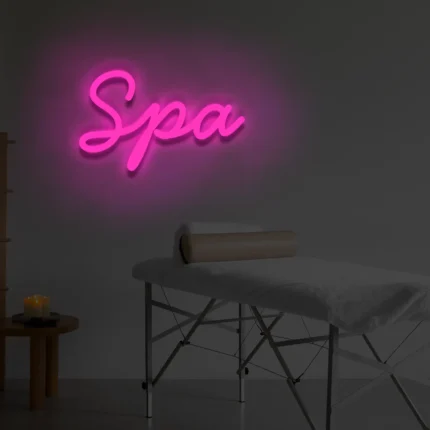 Napis LED Spa