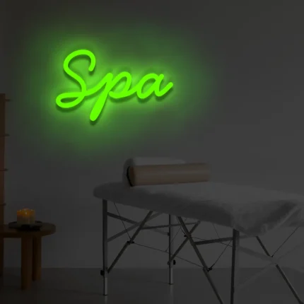 Napis LED Spa