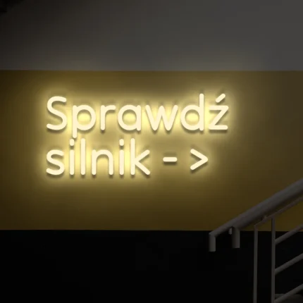 Neon LED Sprawdź silnik