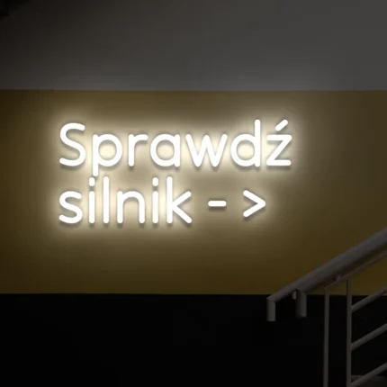 Neon LED Sprawdź silnik