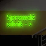 Neon LED Sprawdź silnik