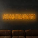 Napis LED Startujemy