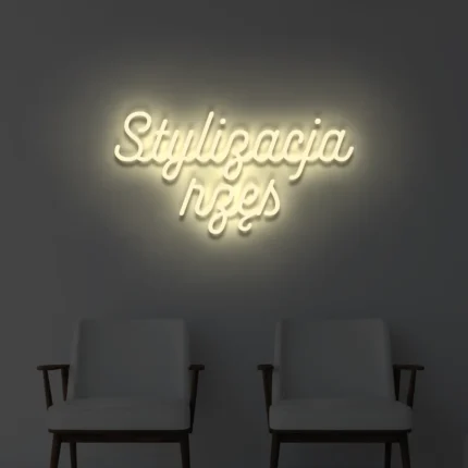 Napis LED Stylizacja rzęs